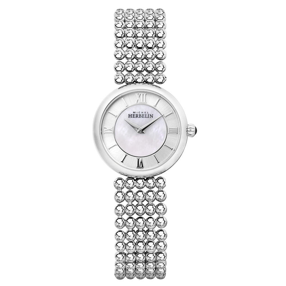 Herbelin Ladies Perles Bead Bracelet Watch