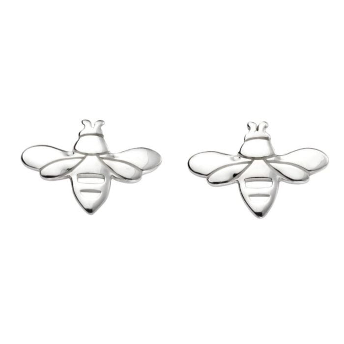 Beginnings Silver Bee Studs | Stud Earrings