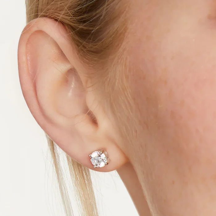 Silver Cubic Zirconia Stud earrings