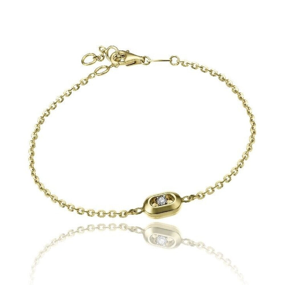 Chimento Double Optima 18ct Yellow Gold Diamond Bracelet