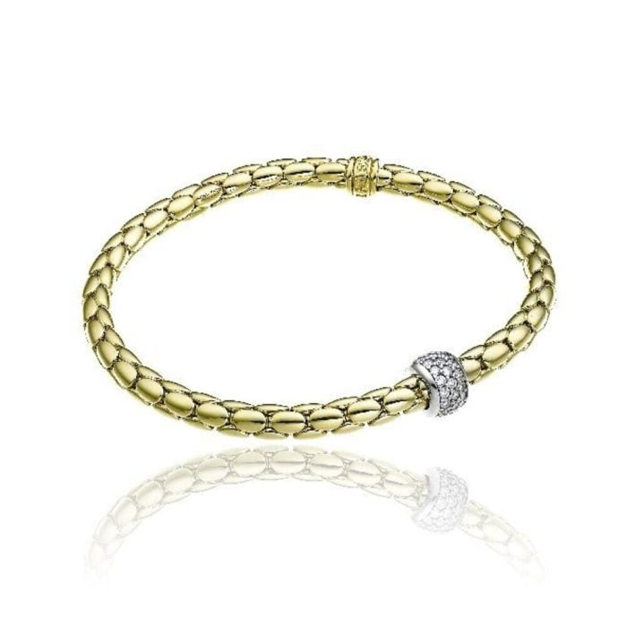 Chimento 18ct Gold Flexible Diamond Bracelet