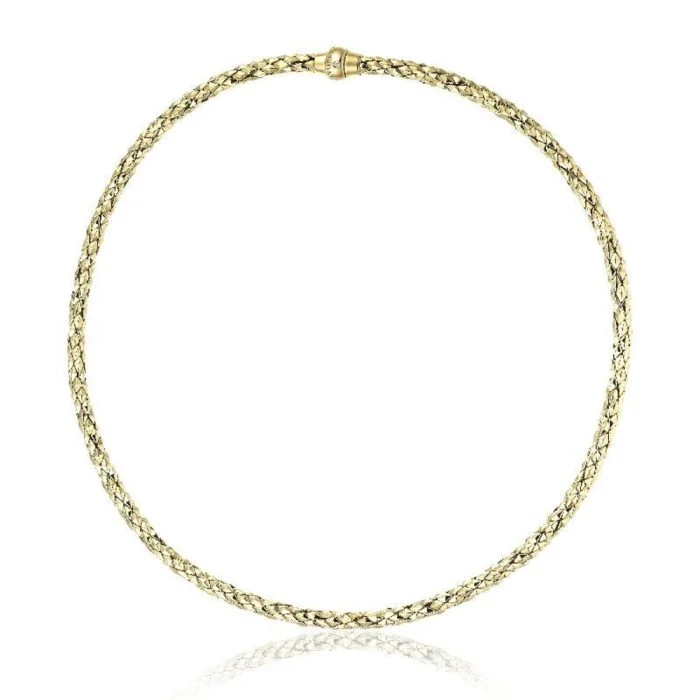 Chimento 18ct Yellow Gold snakeskin Collar Necklace