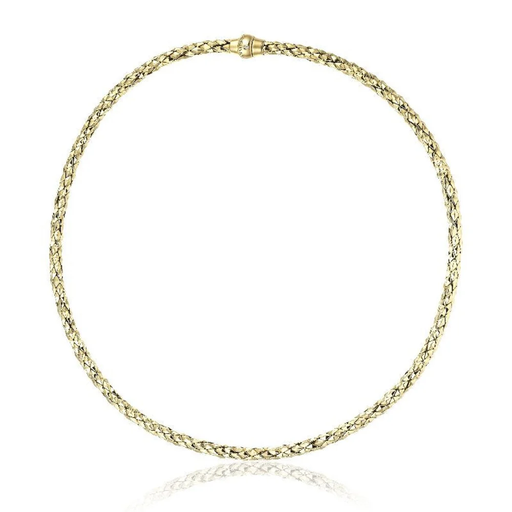 Chimento Stretch Classic 18ct Yellow Gold Flexible Collar Necklace