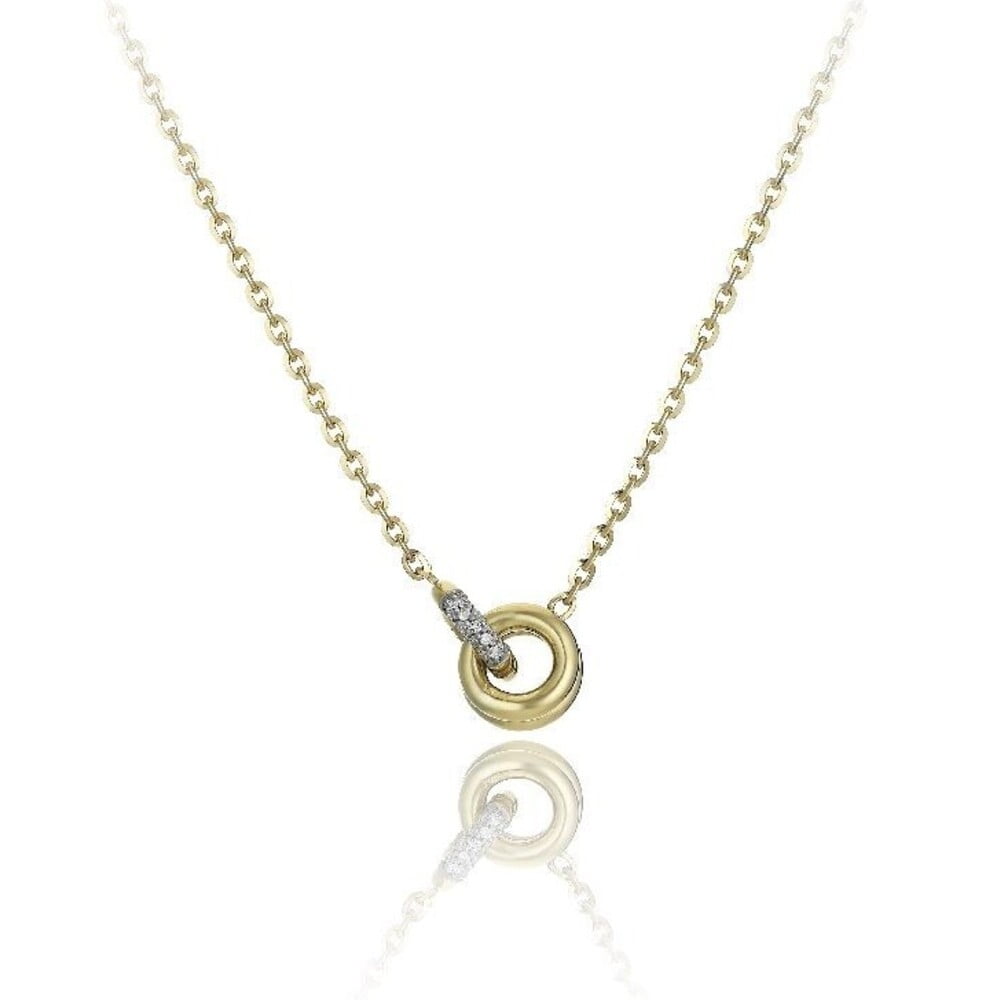 Chimento Bamboo Pure 18ct Yellow Gold Diamond Necklace