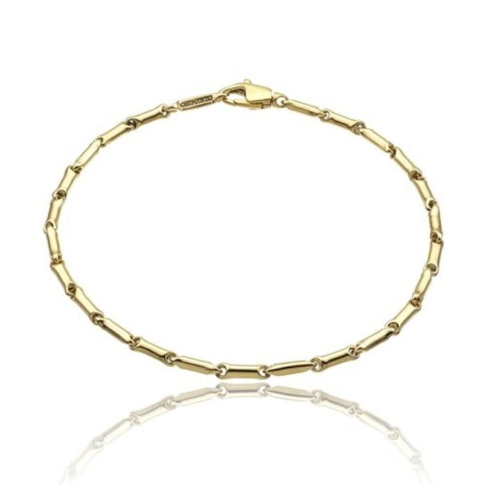 Chimento 18ct Yellow Gold Bamboo Line Bracelet