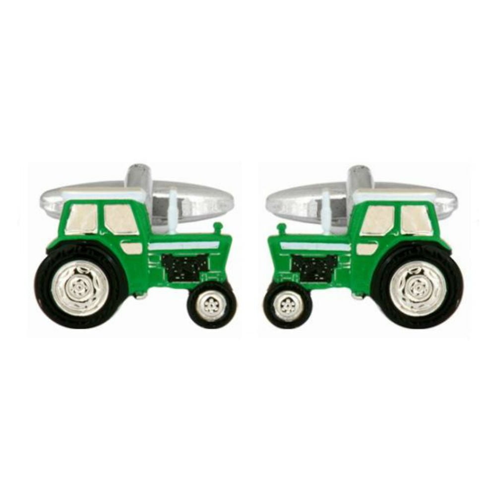 Dalaco Green Tractor Cufflinks