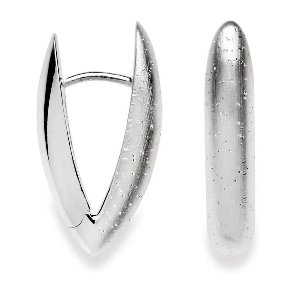 Bastian Inverun Sterling Silver Hinged Hoop Earrings