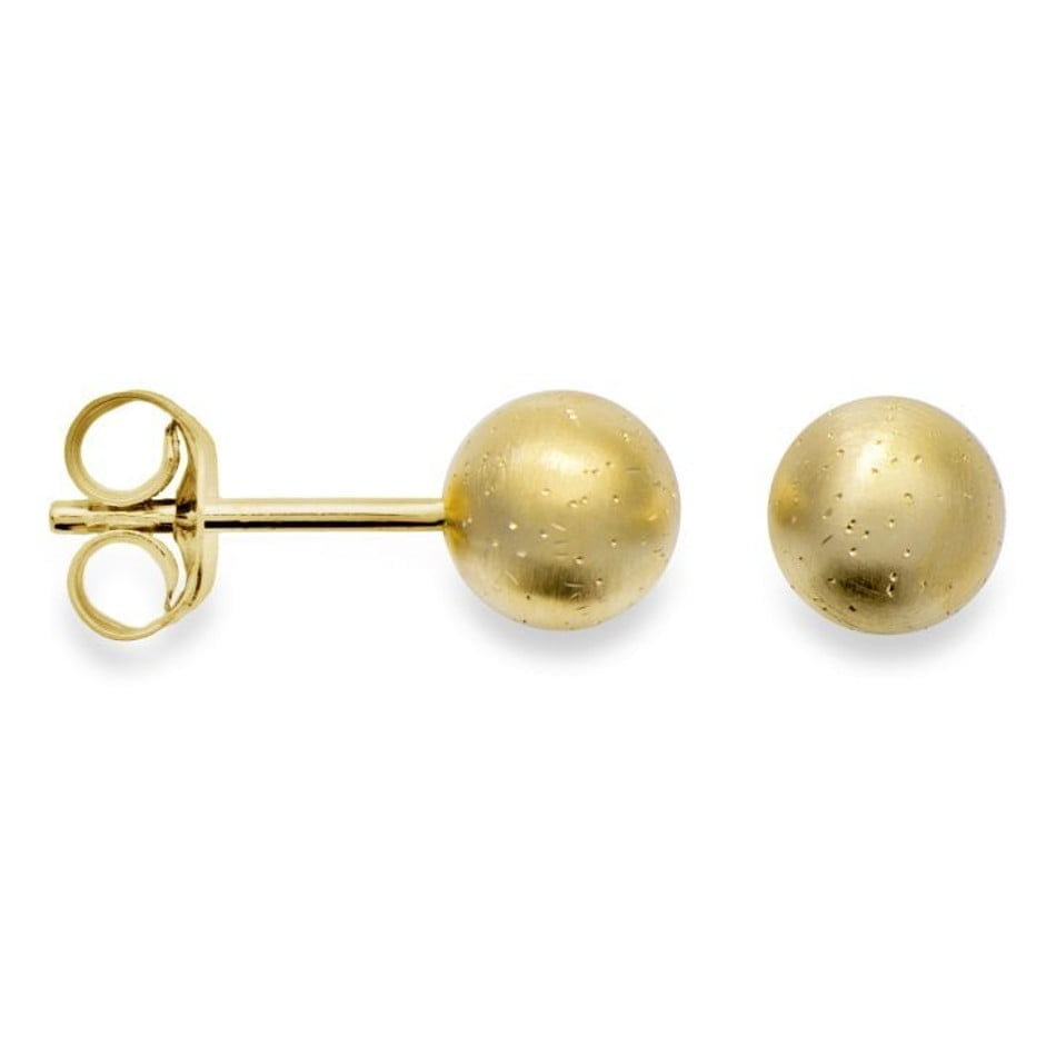 Bastian Inverun Gold Plated Star Dust Ball Stud Earrings
