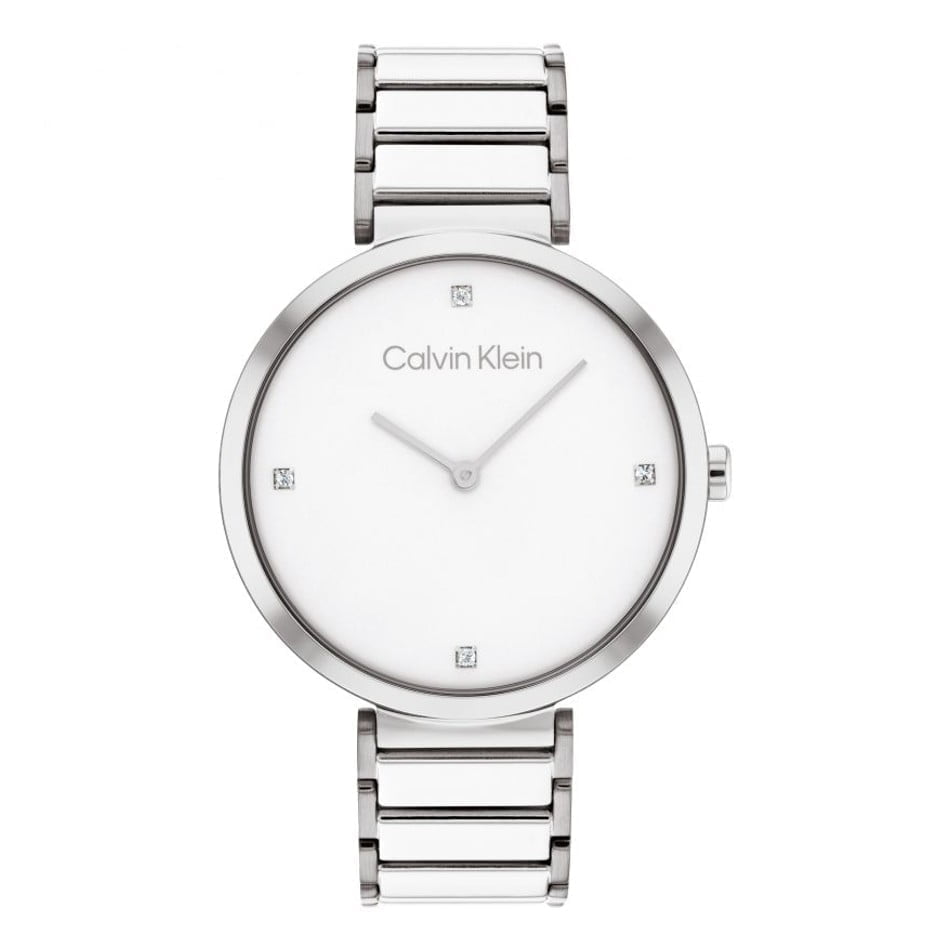Calvin Klein Ladies Minimalistic Crystal Watch 