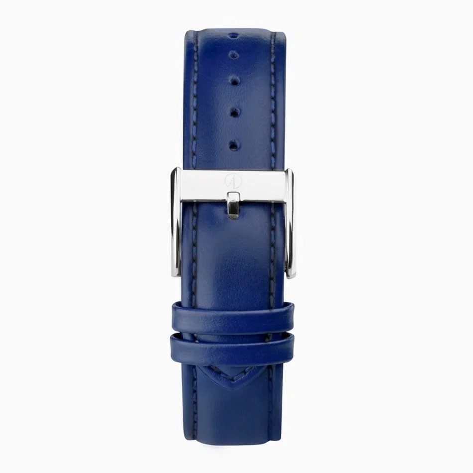 Accurist Mens Everyday Silver Case & Blue Strap And Dial Watch - Image 3
