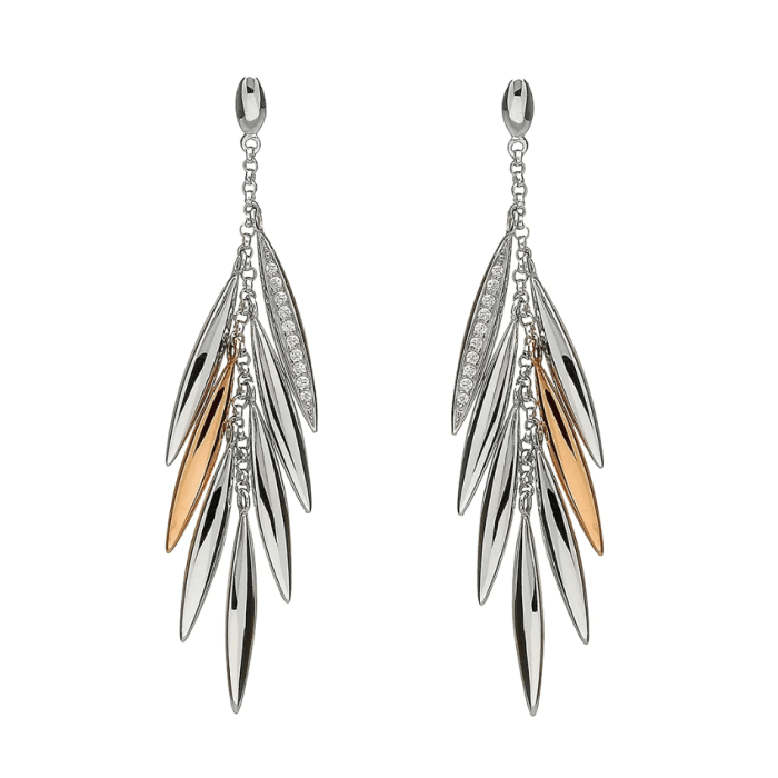 House of Lor Feather Earrings