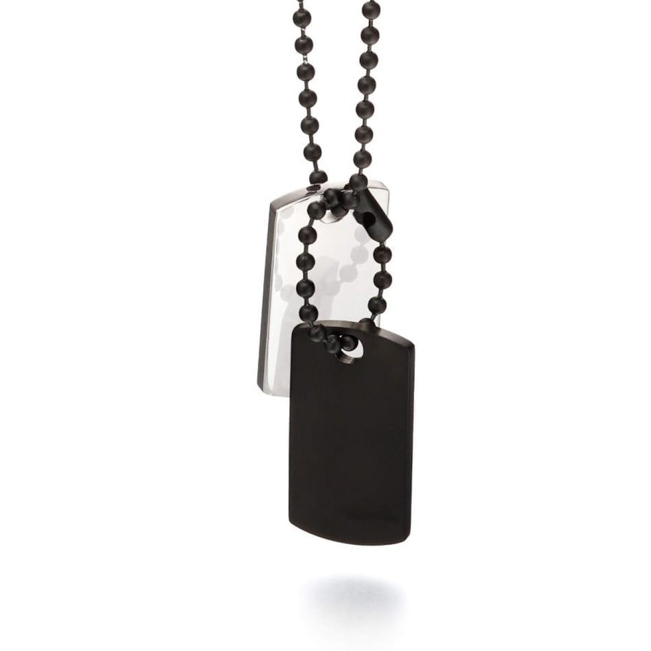 Fred Bennett Double Dog Tag Necklace