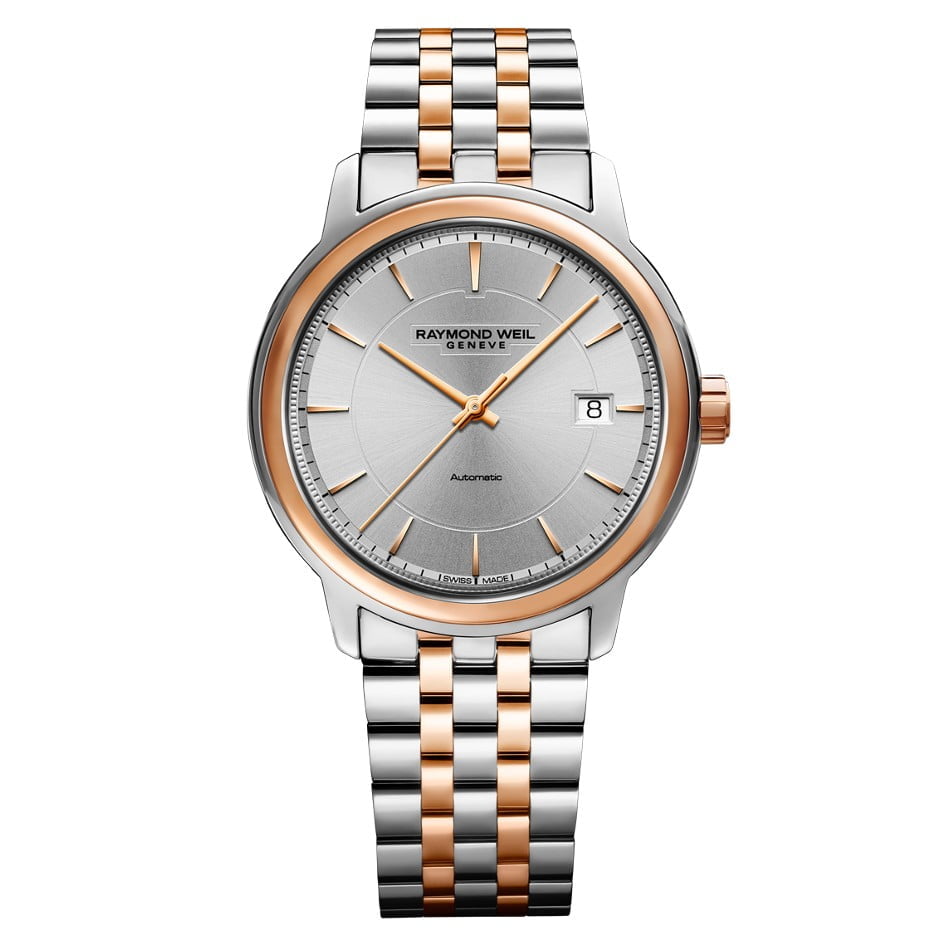 Raymond Weil Mens Maestro Automatic Calibre Two Toned Watch
