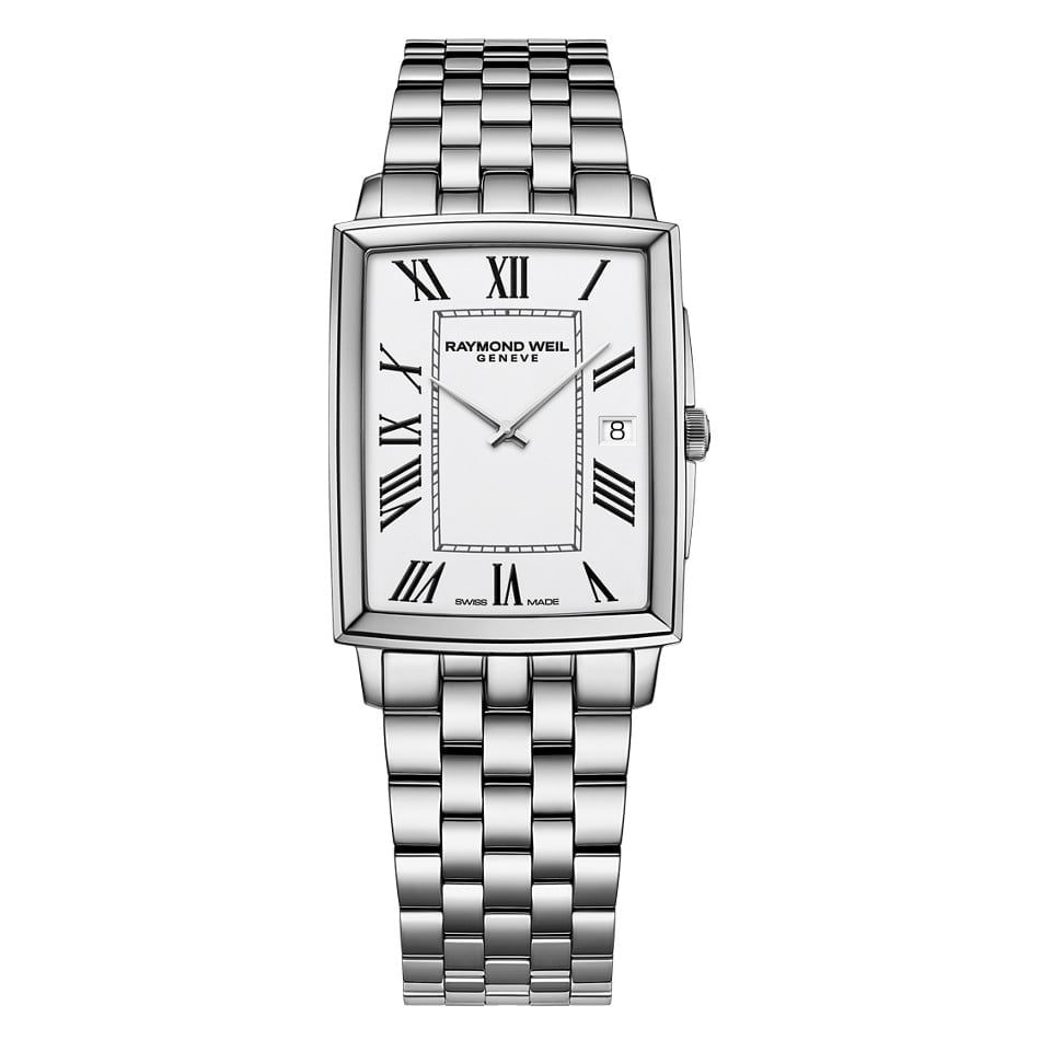 Raymond Weil Men's Toccata Rectangular Stainless Steel Quartz Watch