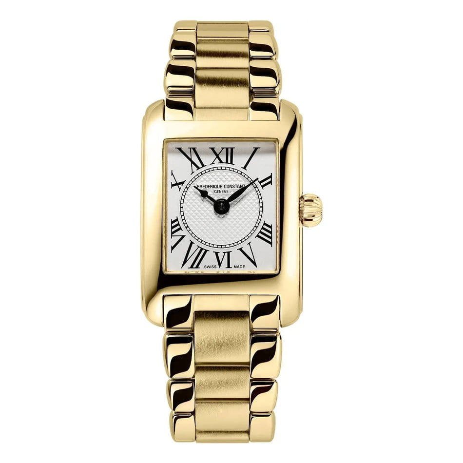 Frederique Constant Ladies Gold Plated Classics Carrée Watch