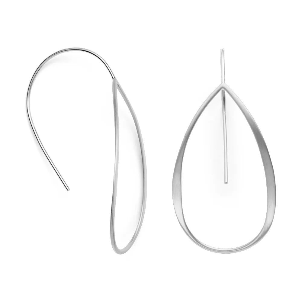 Bastian Inverun Sterling Silver Modern Drop Earrings