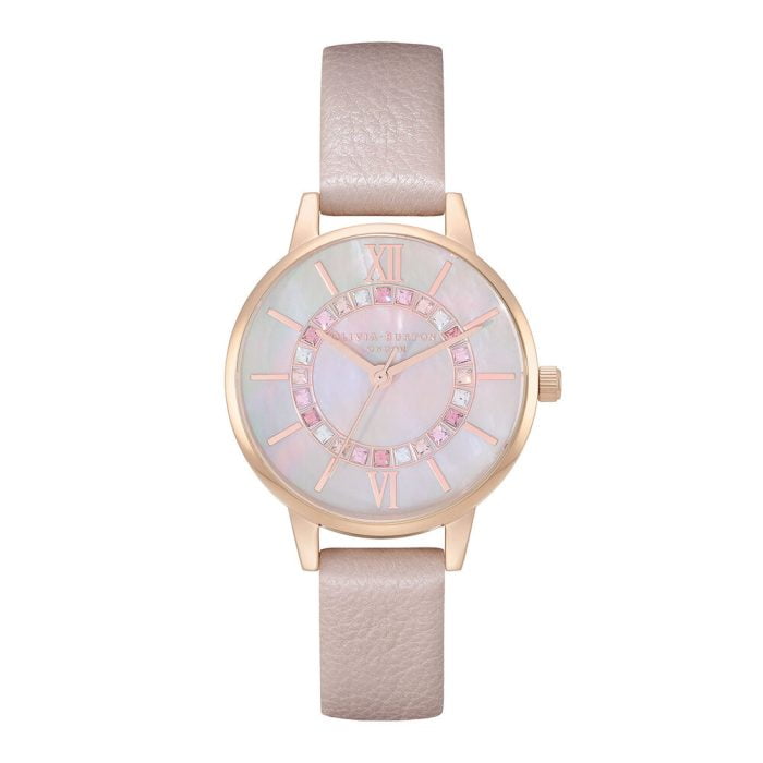 Olivia Burton Wonderland Pink Crystal Watch