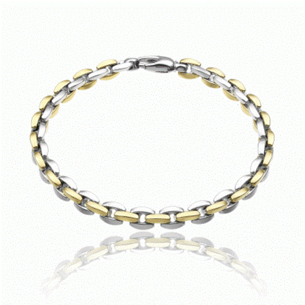 Chimento Accenti 18ct Yellow & White Gold Flexible Bracelet