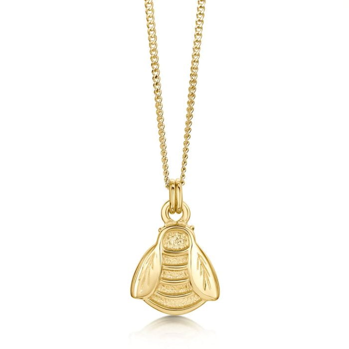Bumblebee 9ct Yellow Gold Bee Necklace