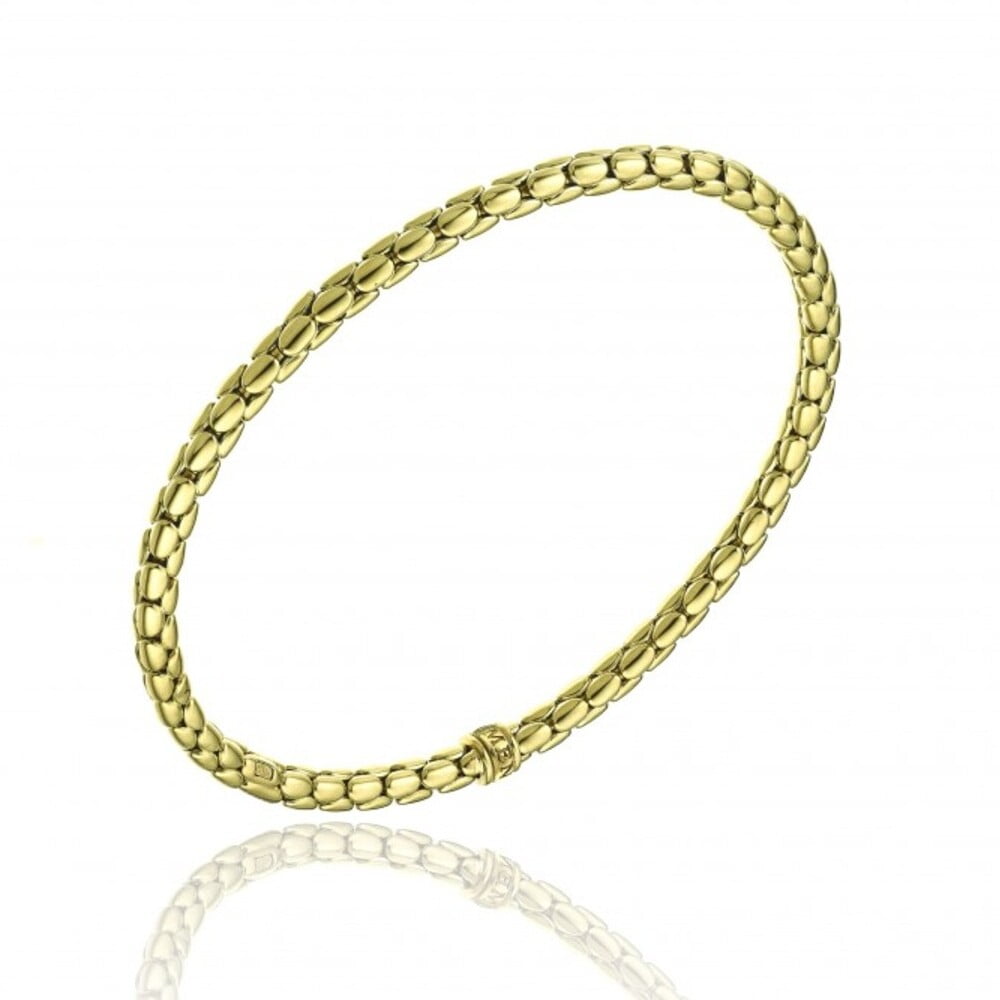 Chimento Stretch Spring 18ct Yellow Gold Flexible Bracelet