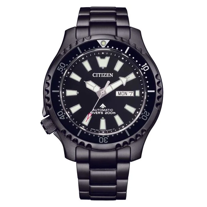 Citizen Mens Black Promaster Diver Automatic Watch