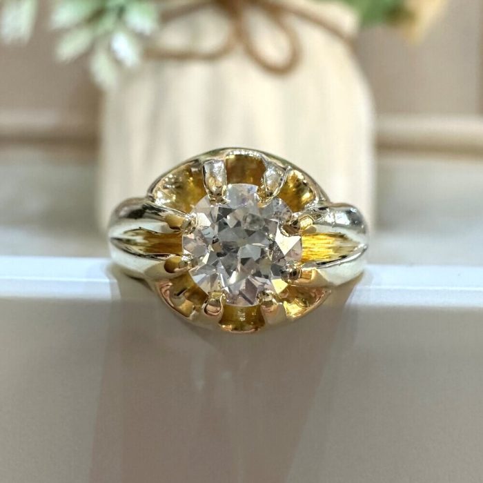 second hand 18ct gold Single Stone Diamond Ring