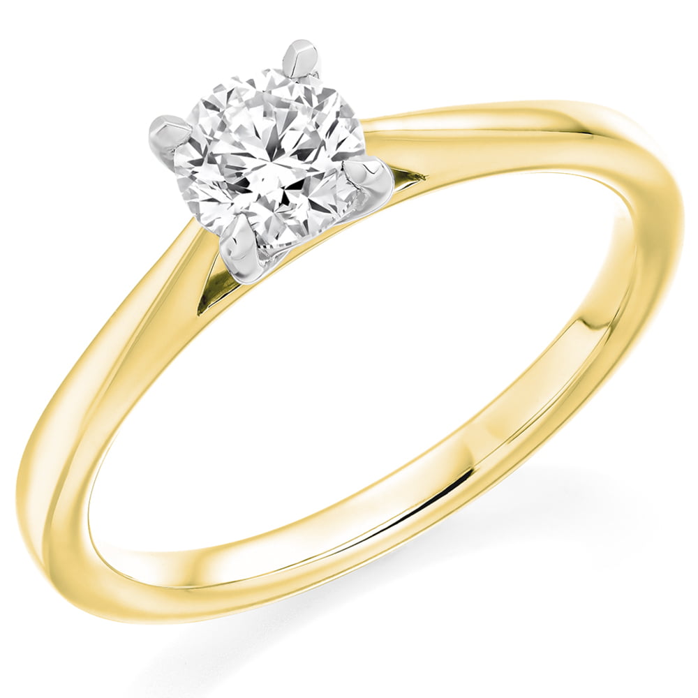 18ct Yellow Gold 0.50ct Solitaire Engagement Ring