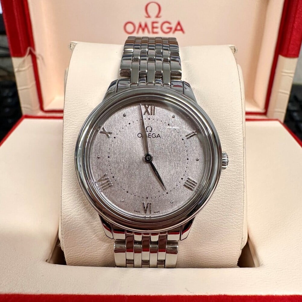 New Omega Ladies De Ville Prestige Steel Watch