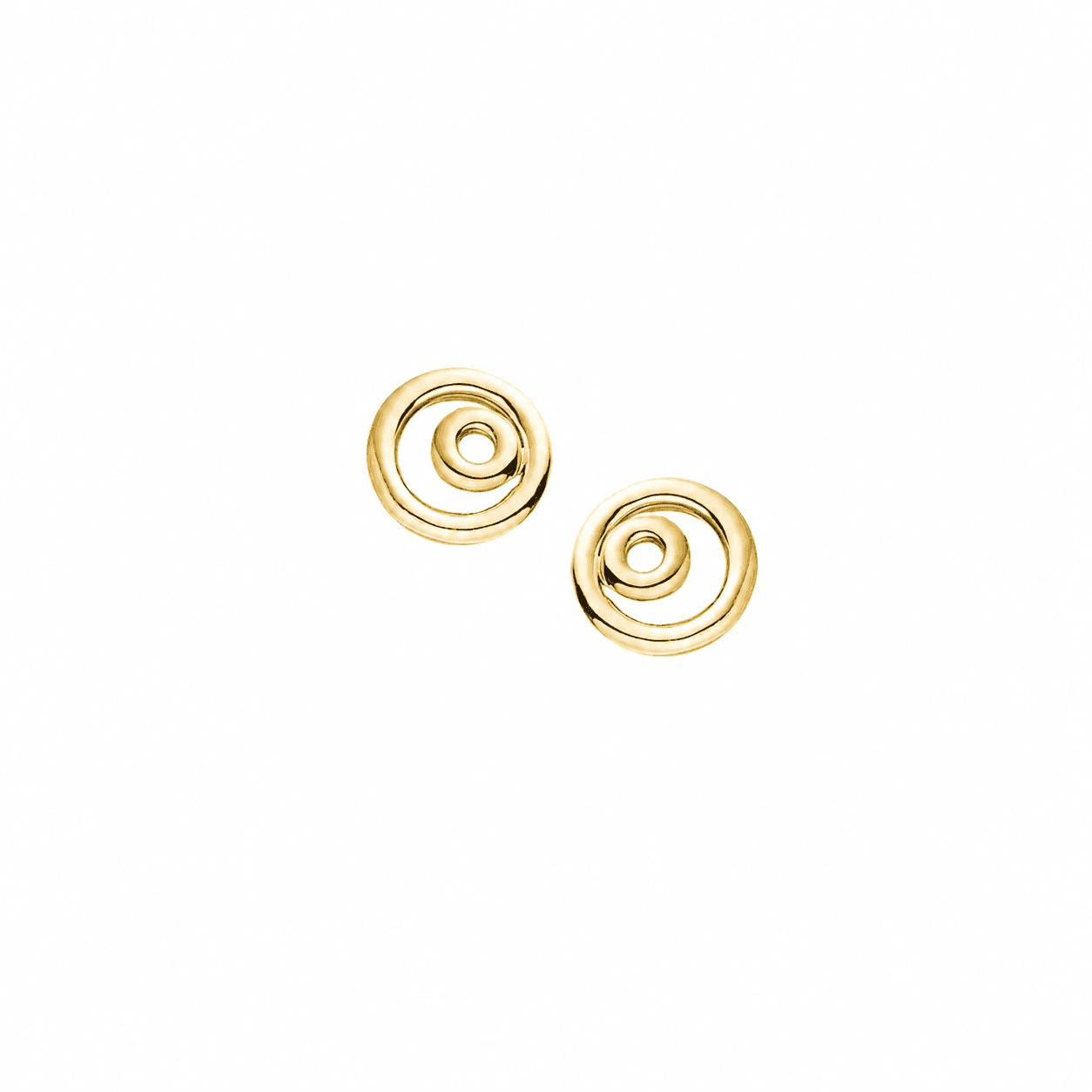 Amore 9ct Yellow Gold Sybil Stud Earrings