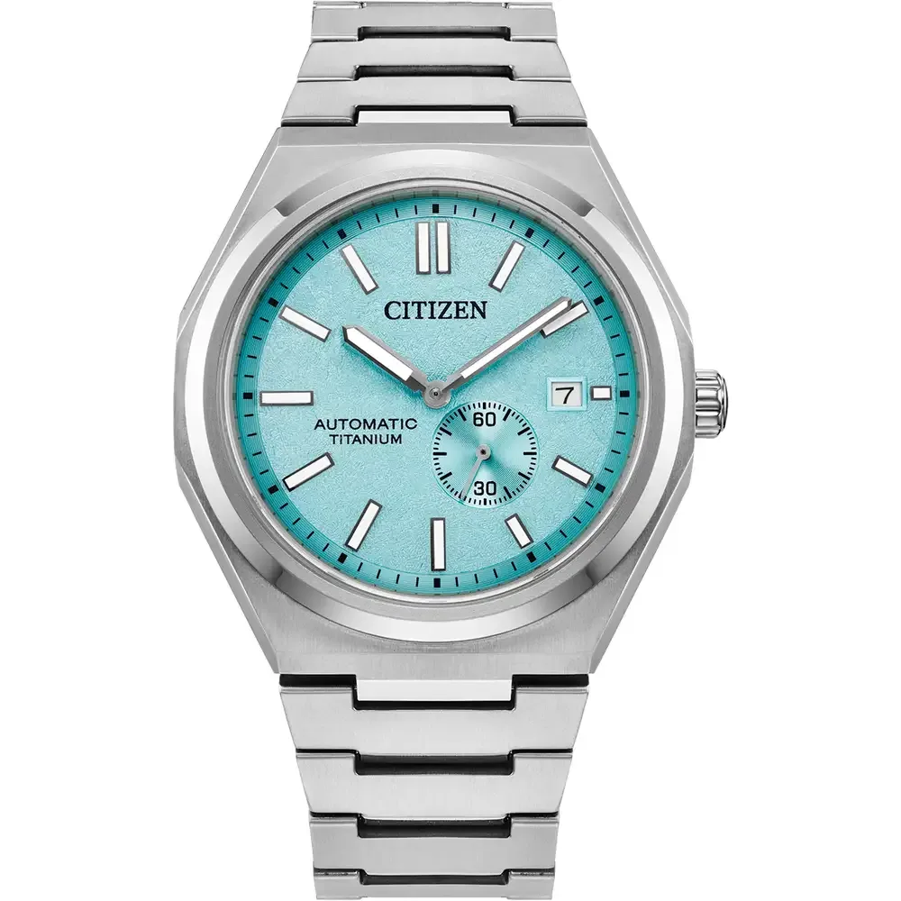 Citizen Men's Zenshin Mechanical Light Blue Watch