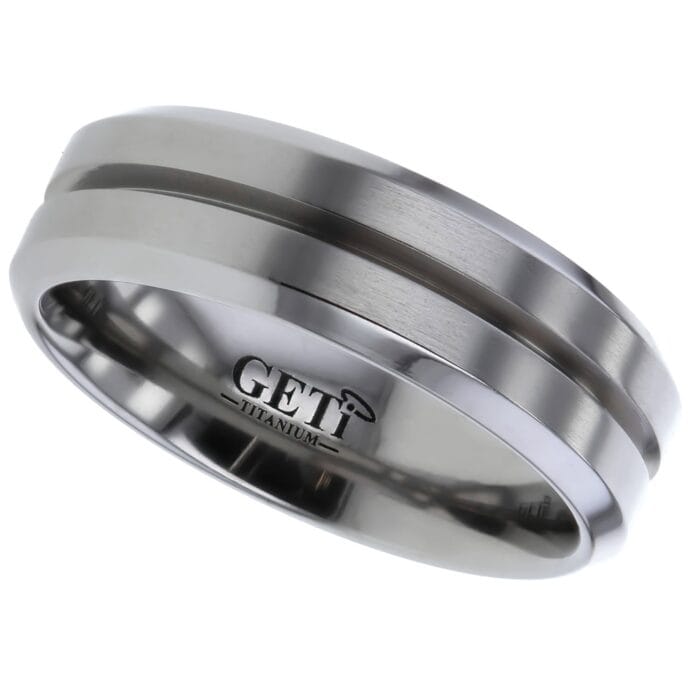 Titanium Band Men's Ring | GETi Titanium Rings | Nettletons