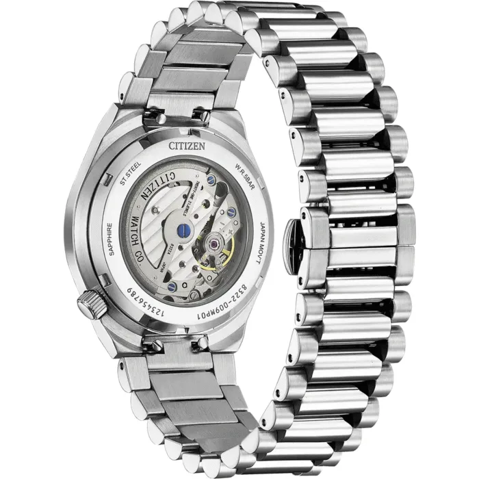 Citizen 'Tsuyosa' Automatic Blue Small Seconds Watch - Image 3
