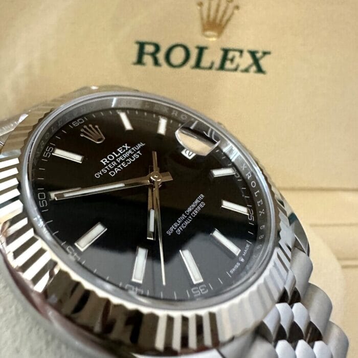 Rolex Datejust 41 Black Watch - Image 4