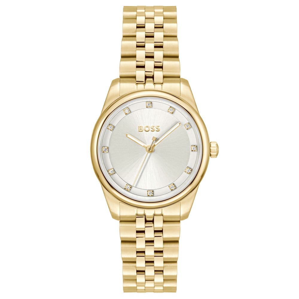 BOSS Ladies Graceful Precious Gold Watch
