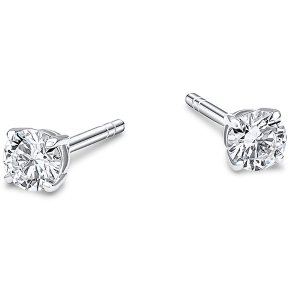 Platinum Diamond Earrings | 0.50ct | Nettletons Jewellers