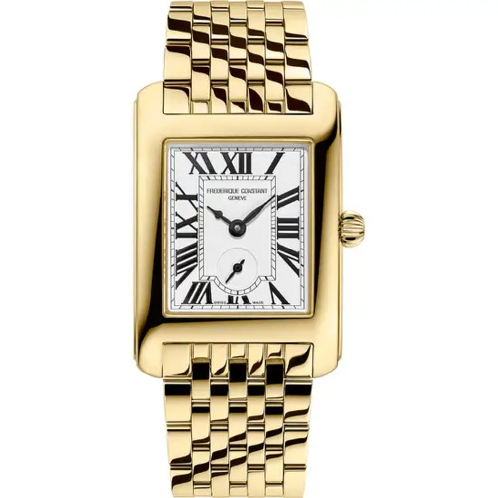 Frederique Constant Ladies Classics Carree Gold Small Seconds Watch