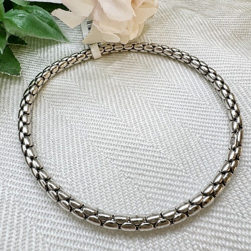 Pre-Owned 18ct White Gold Stretch Bracelet