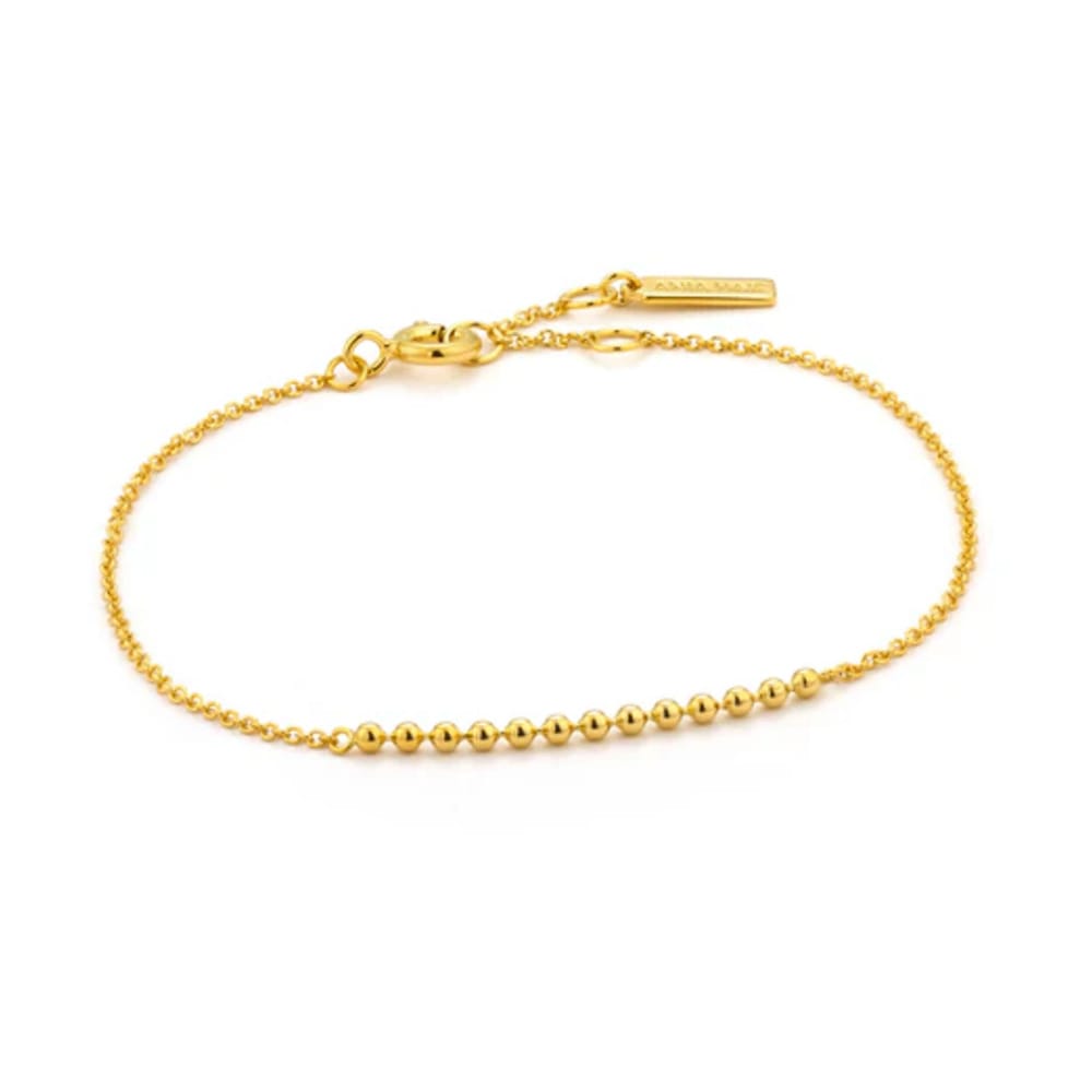 Ania Haie Gold Modern Multiple Balls Bracelet