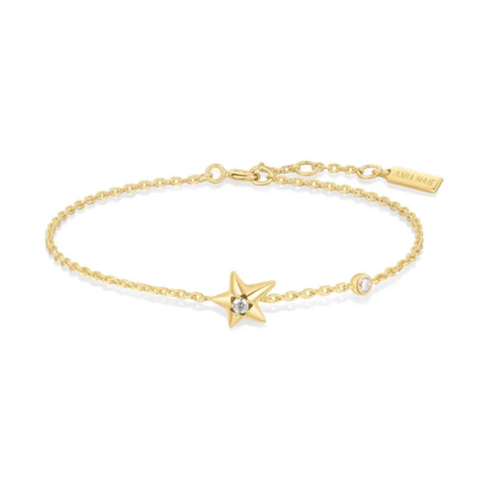 Ania Haie Gold Sparkling Star Bracelet