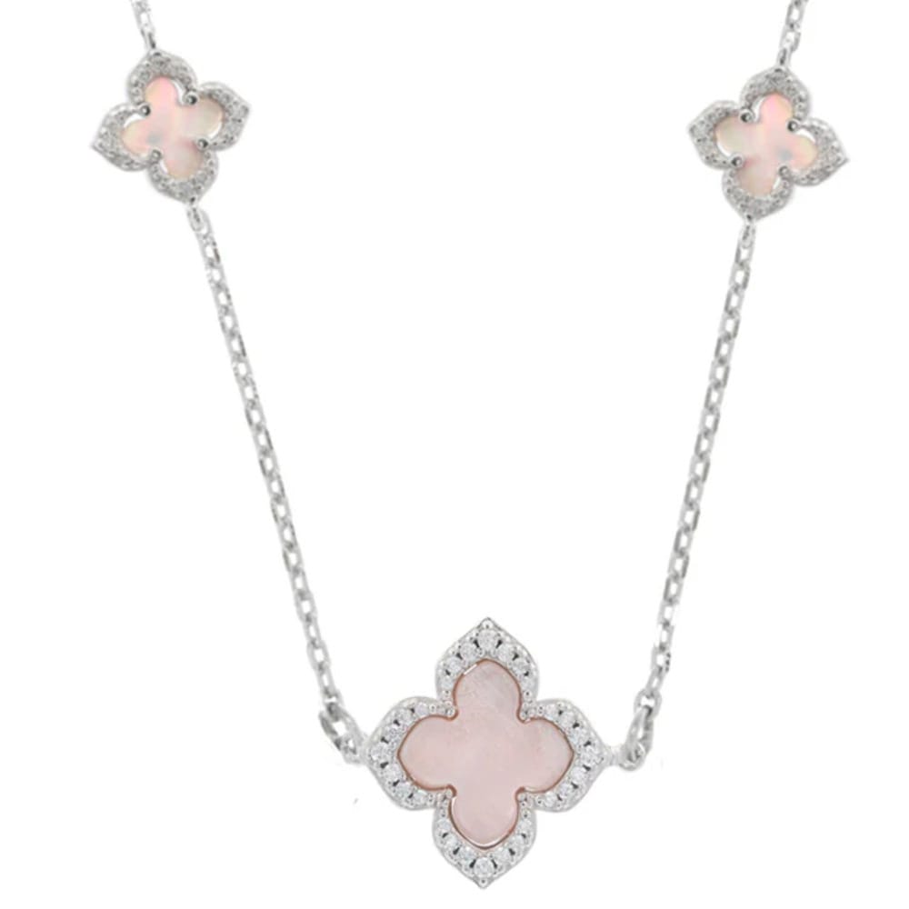 Georgini Sydney Soirée Fairwater Mother of Pearl Clover Necklace