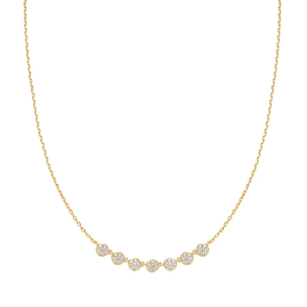 Ania Haie Gold Pavé Multi Beaded CZ Necklace