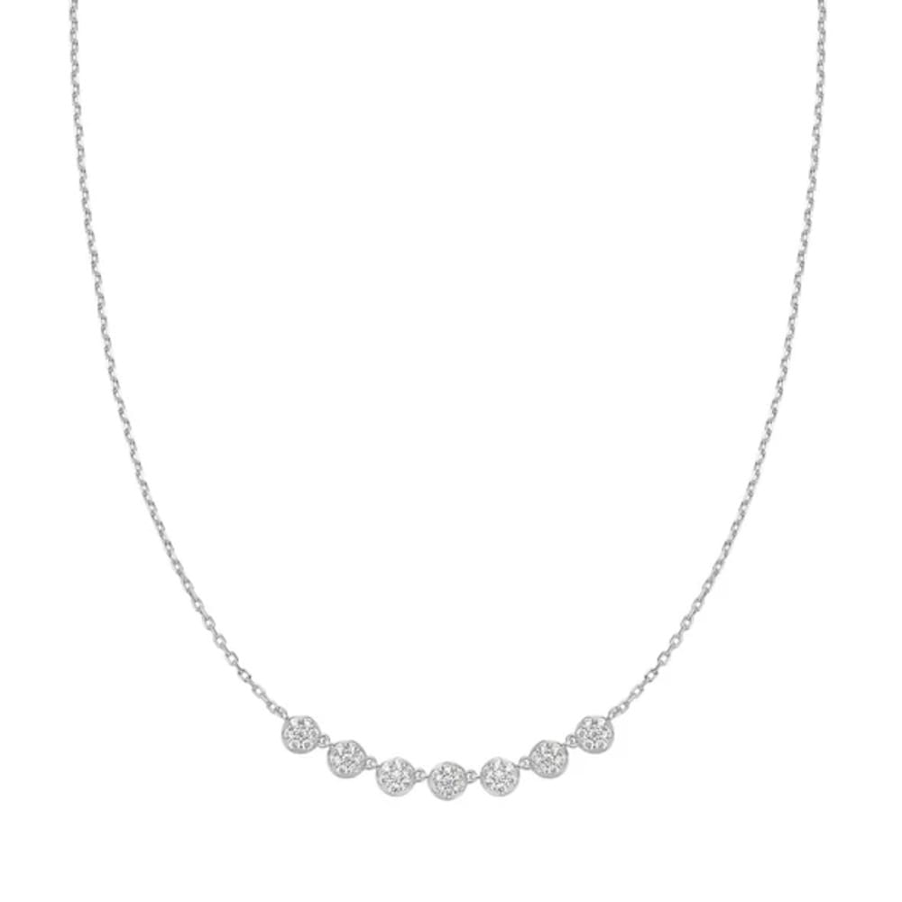 Ania Haie Silver Pavé Multi Beaded CZ Necklace