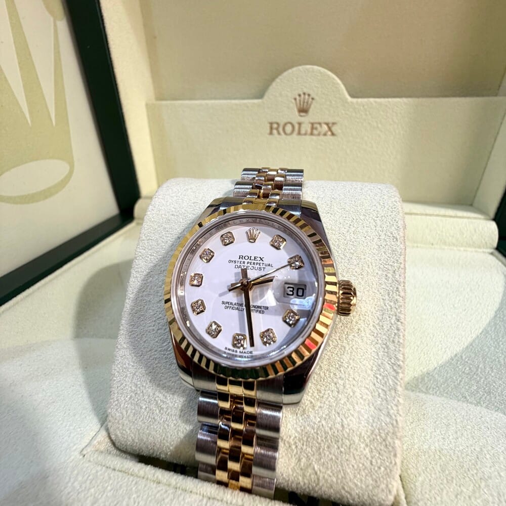Second Hand Rolex Lady Datejust Diamond Watch
