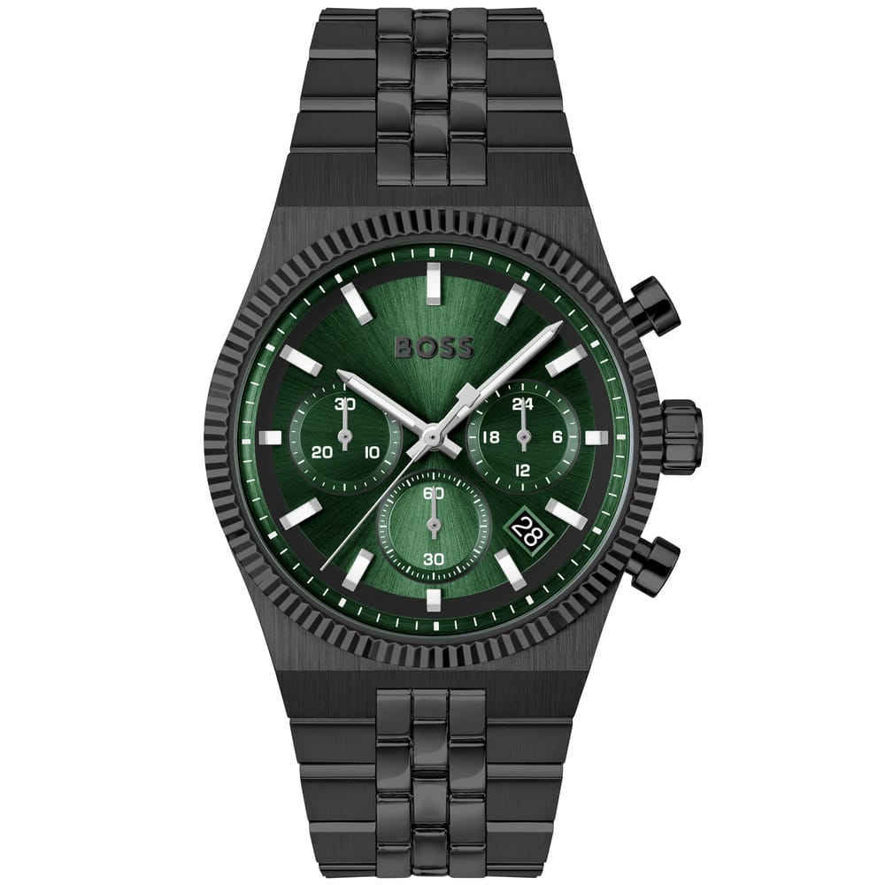Black Chronograph Watch | BOSS Mens Watch | Nettletons