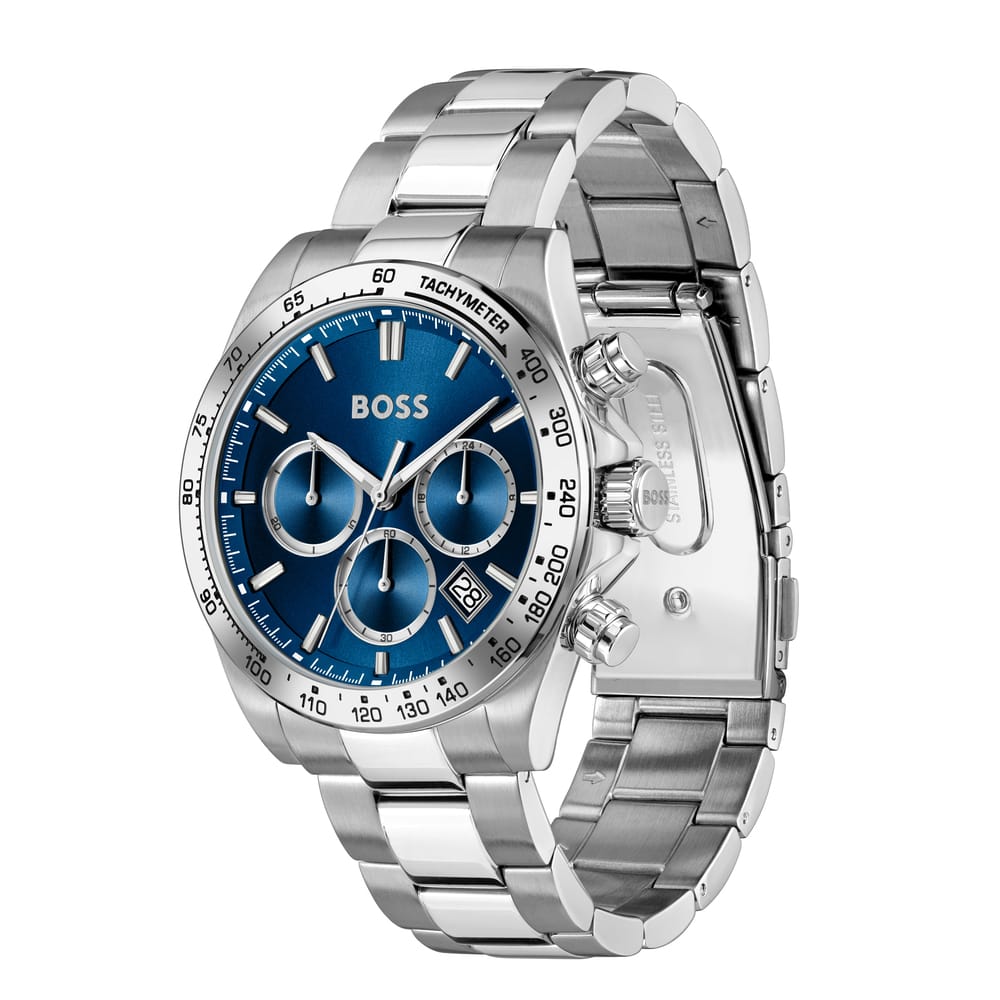 BOSS Men's Hero 2.0 Blue Chronograph Watch - Image 2