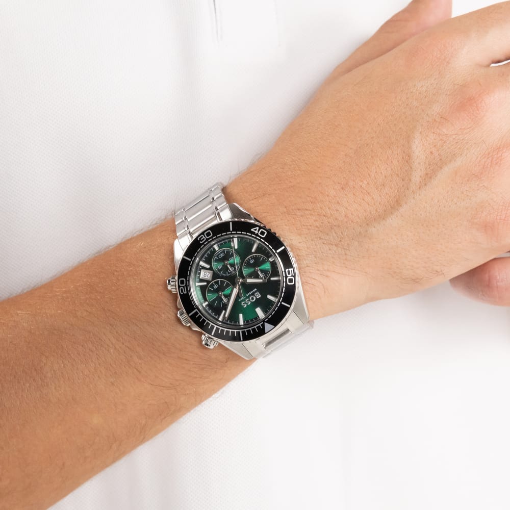 BOSS Men's Hero 2.0 Blue Chronograph Watch - Image 4