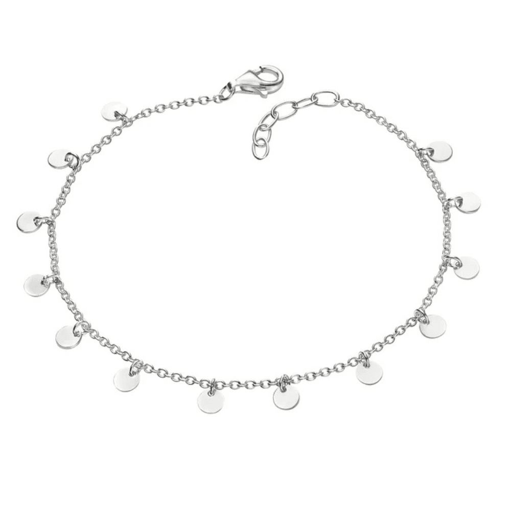 Beginnings Silver Mini Disc Bracelet