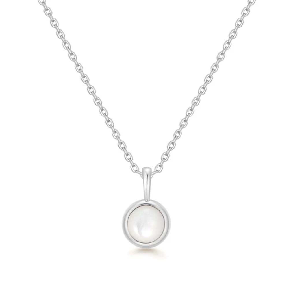Ania Haie Silver Mother of Pearl Pendant