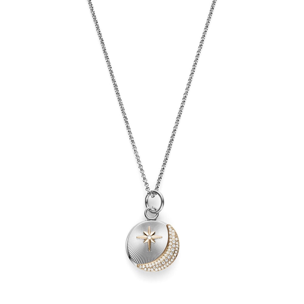 Olivia Burton Signature Celestial Star & Moon Pendant