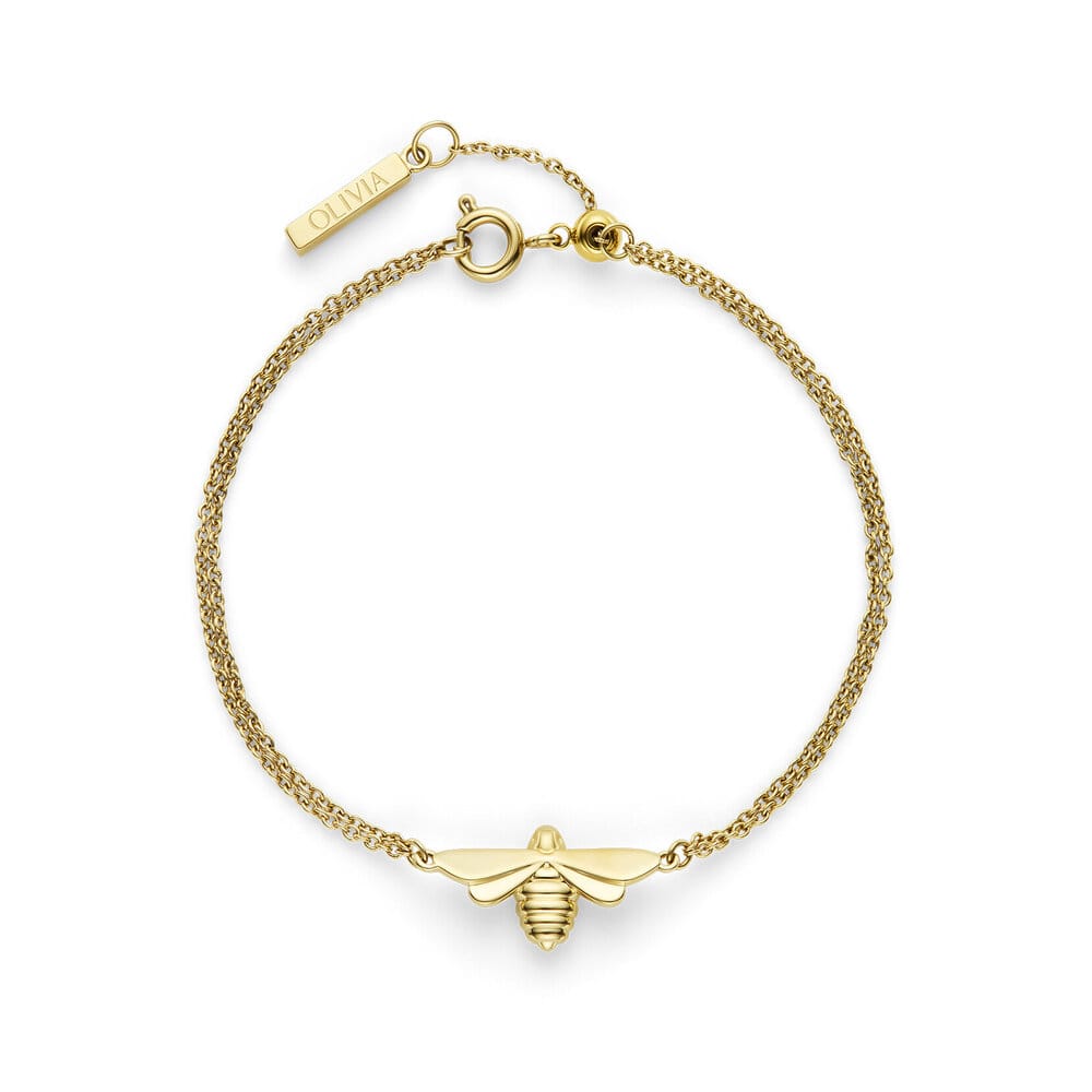 Olivia Burton Signature Honey Bee Gold Bracelet